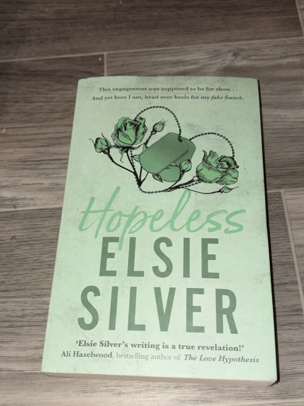 Elsie Silver 'Hopeless' Wall Art Print - Mint Green